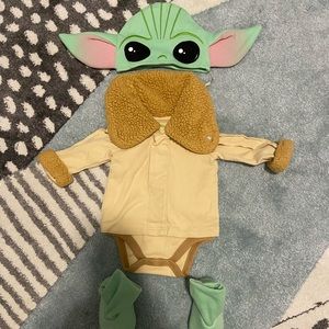 Baby Yoda Halloween Costume 3-6 Mos
